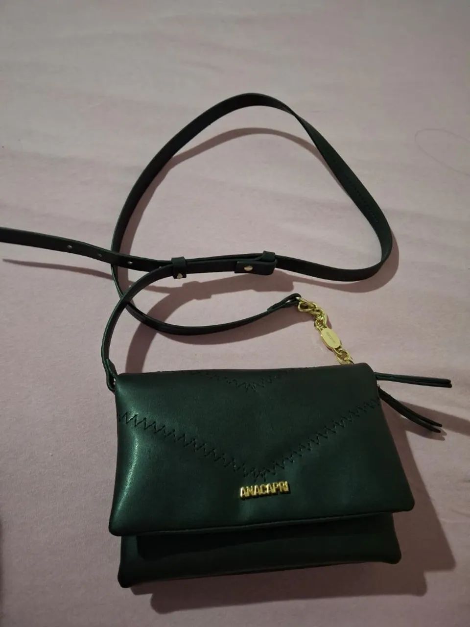 Bolsa de Ombro Anacapri Preta - Foto 2