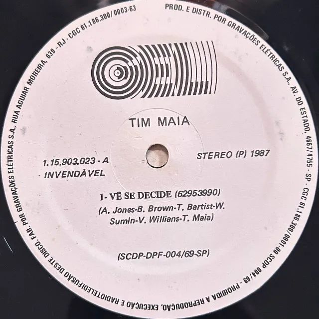 Disco de Vinil LP Tim Maia Brilho/Vê se decide - Foto 3