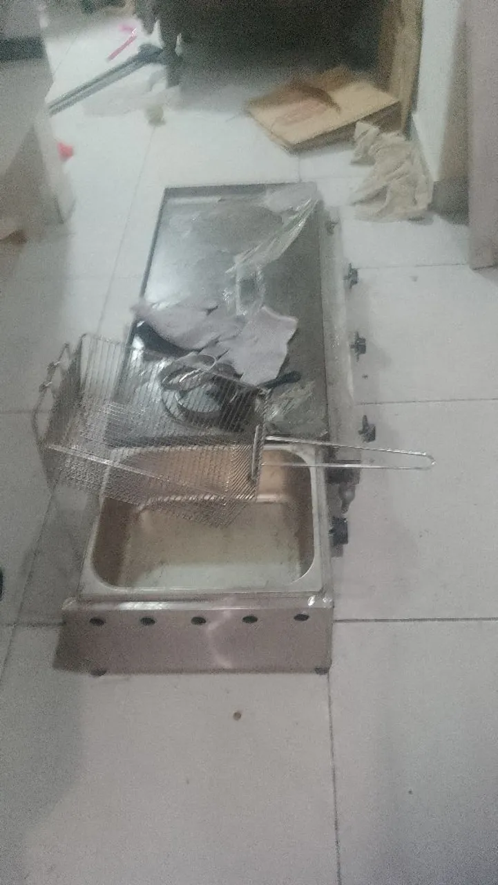 Chapa/Fritadeira Comercial Compacta