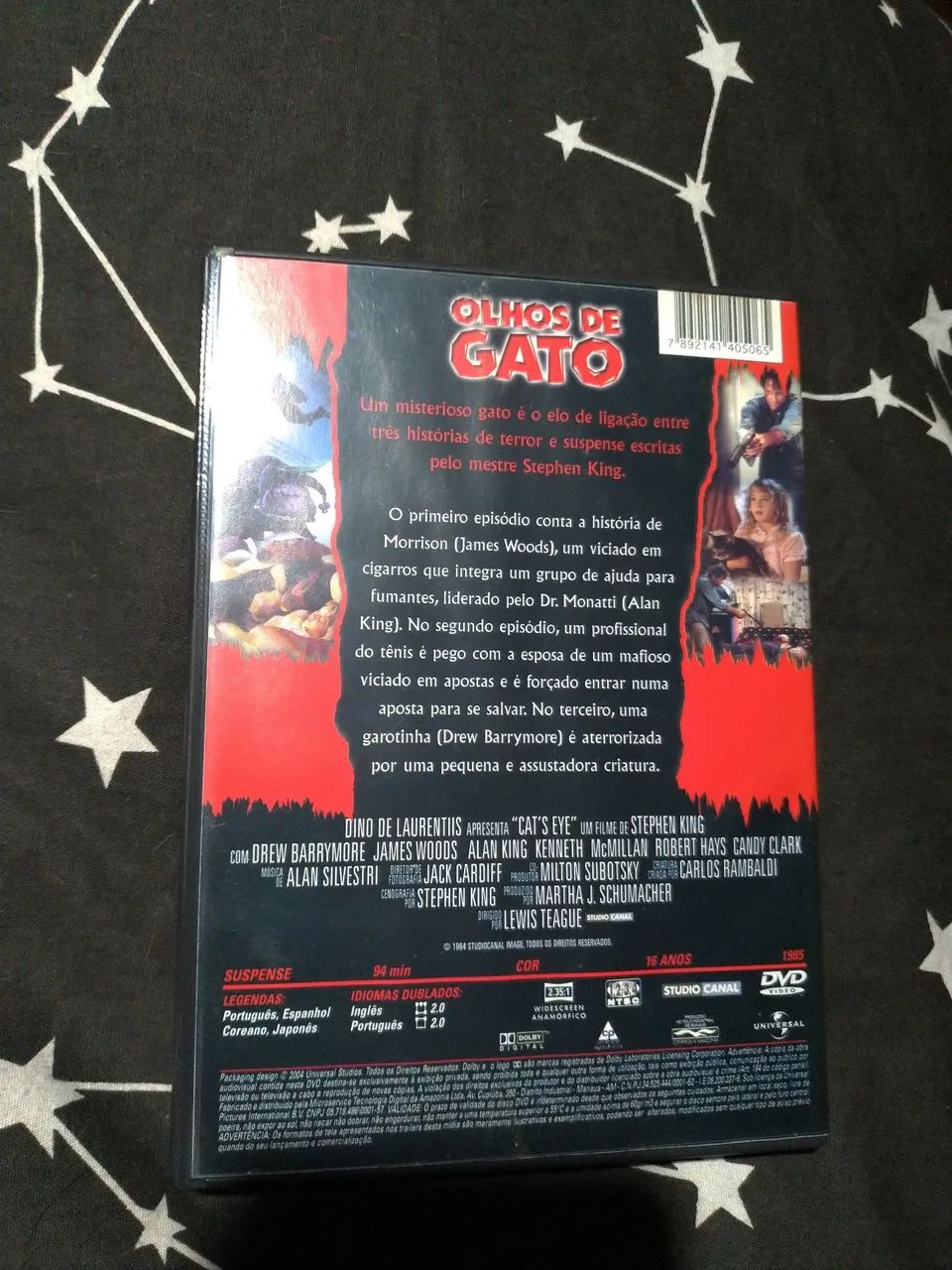 DVD Olhos de Gato - Stephen King - Foto 3