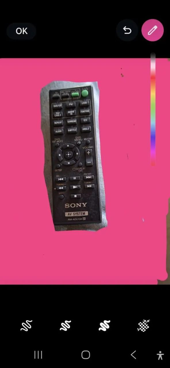 Controle remoto Sony p DVD