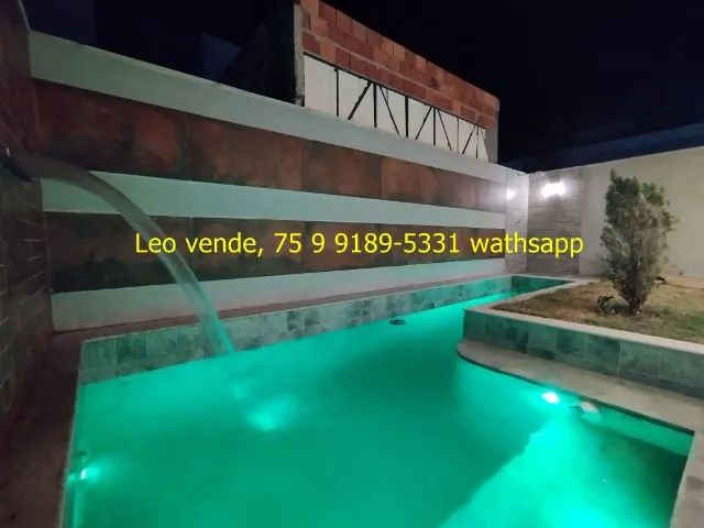 Leo vende, bairro Sim , 4\4 c 2 suítes, closet, piscina, goumert, energia solar - Foto 2