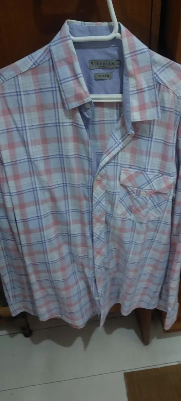 Camisa xadrez Siberian