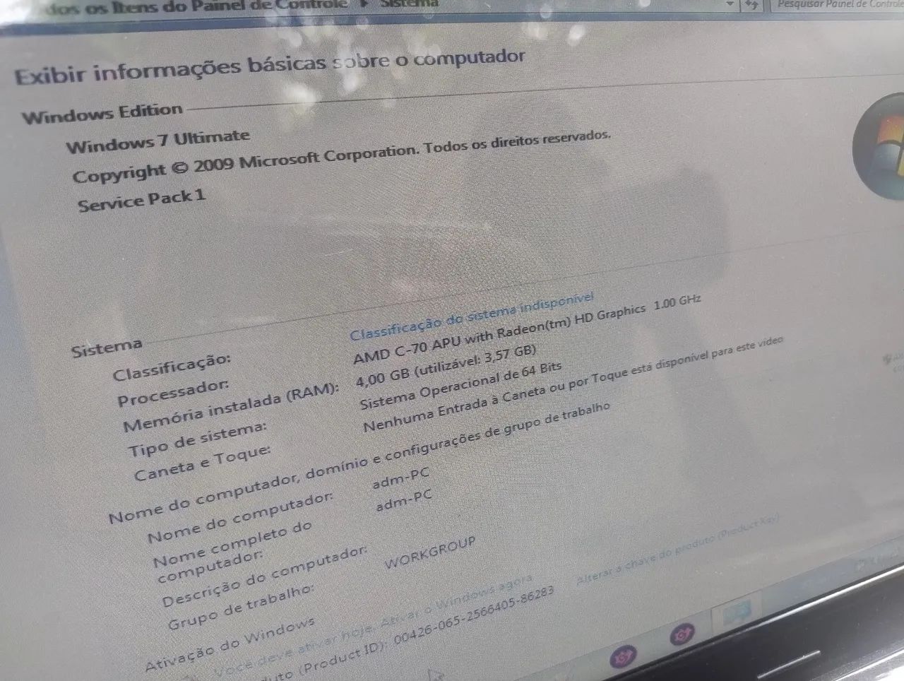 Notebook Lenovo G485 em ótimo estado - Foto 4