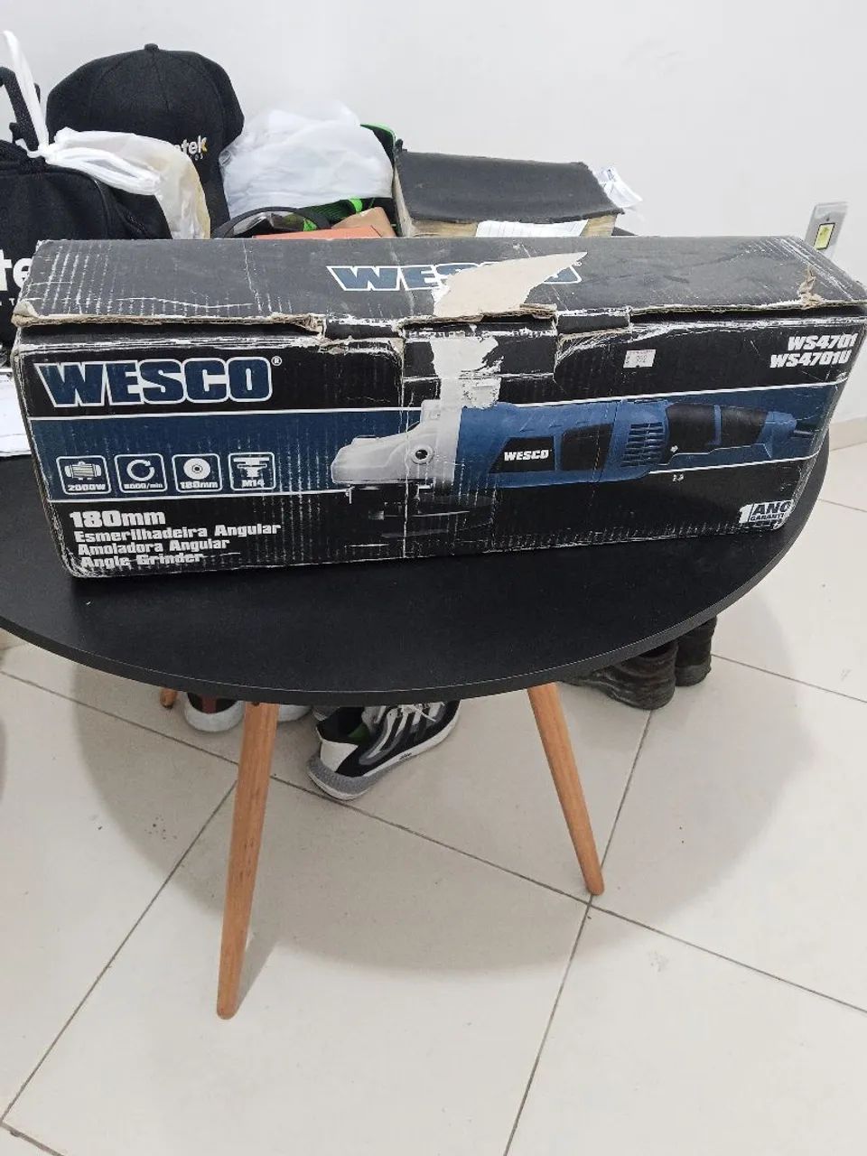 Esmerilhadeira Angular WESCO 180mm - Potente e Eficiente! - Foto 3