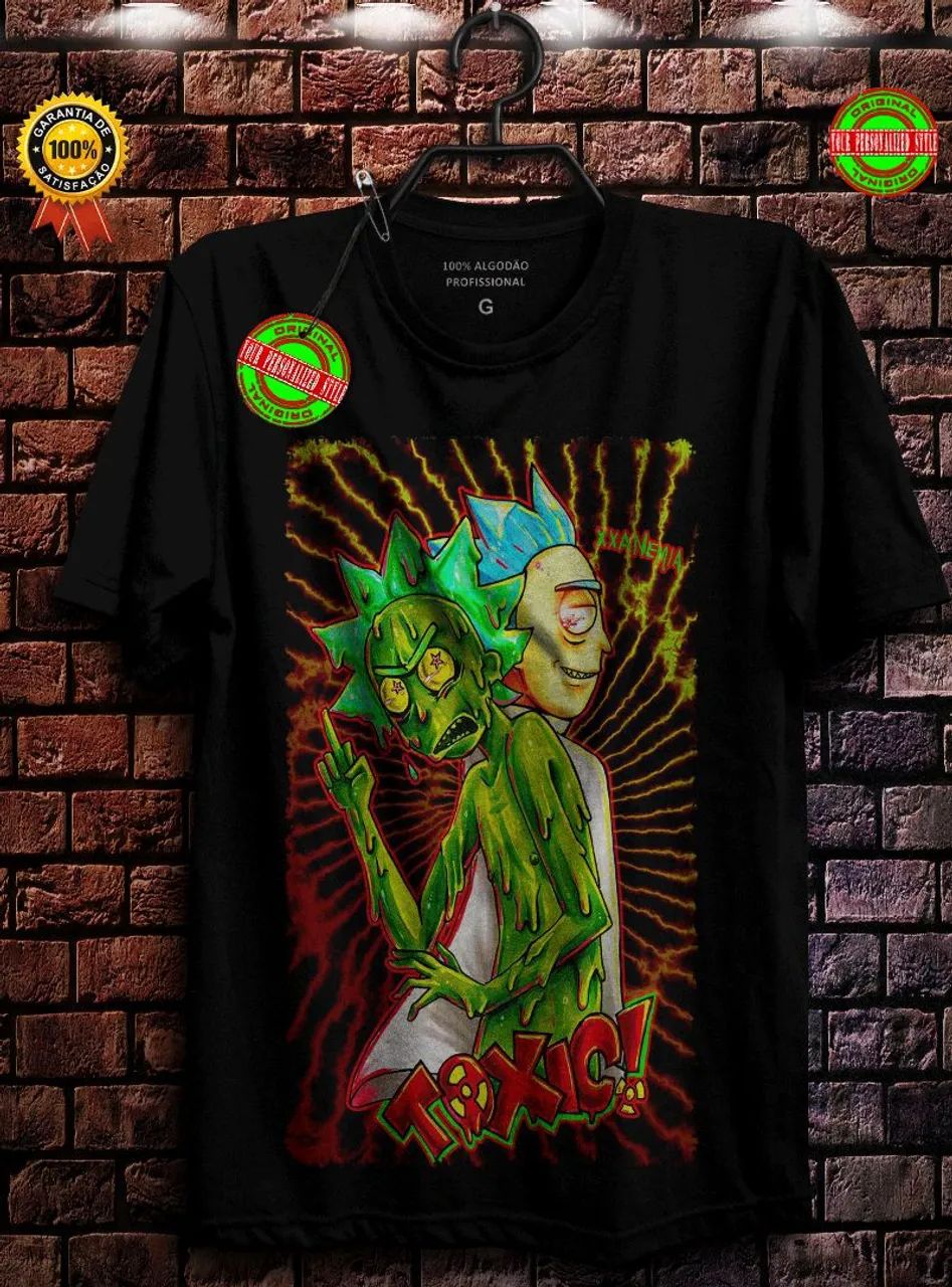 Camiseta Rick and Morty - Rick vs Monstro - Foto 2