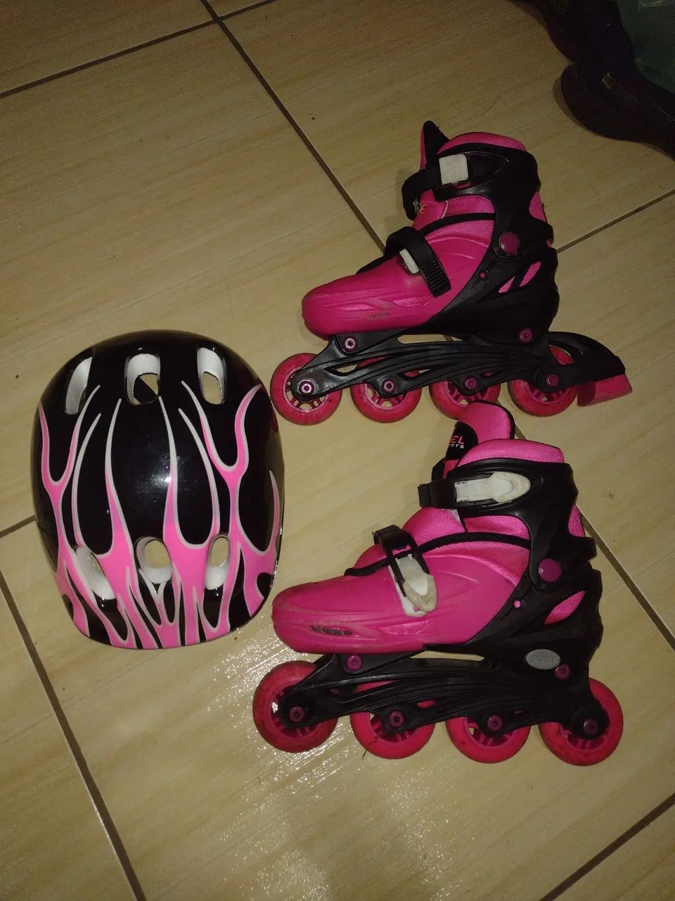 Patins infantil Rosa