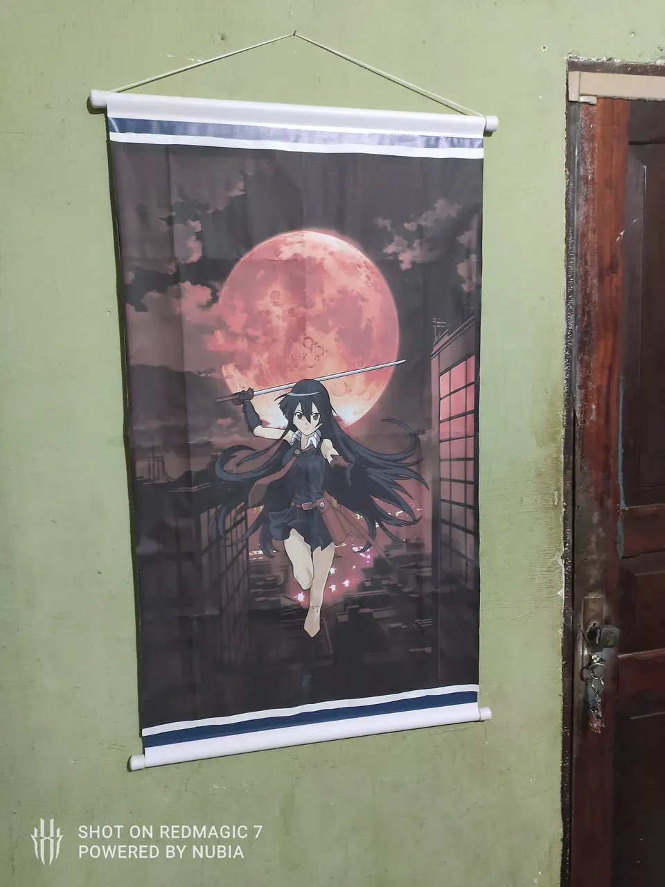 Quadro Decorativo Anime Akame 1,10 metro