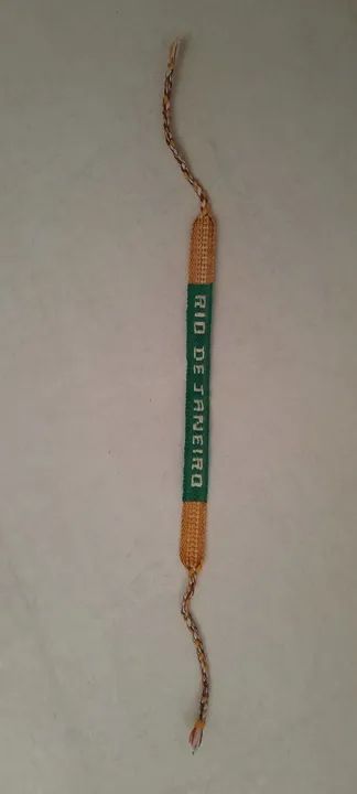 Pulseira Rio de Janeiro - Verde e Dourada