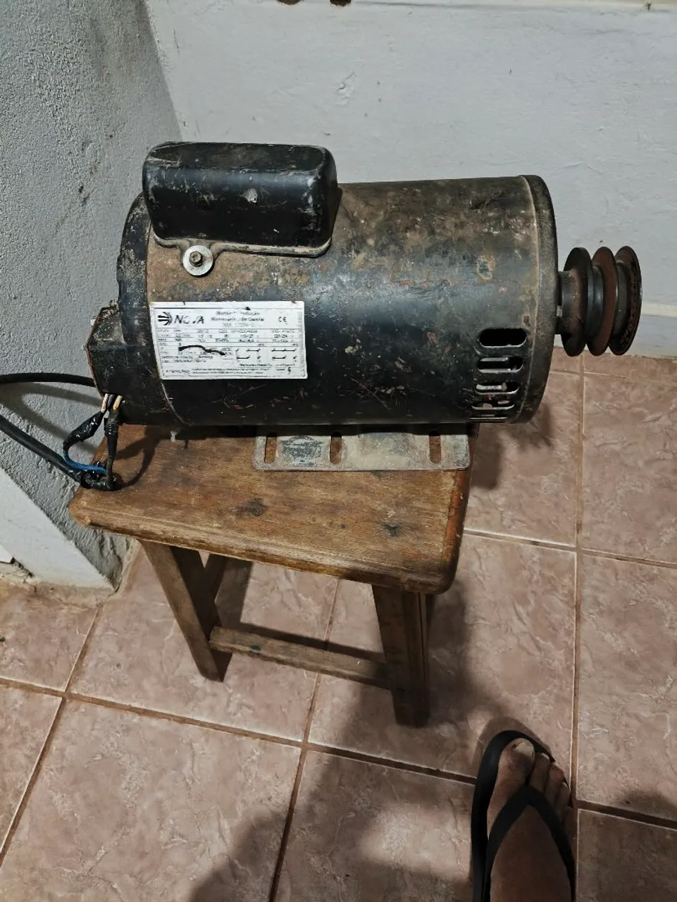 Motor monofásico 2cv baixa rotação