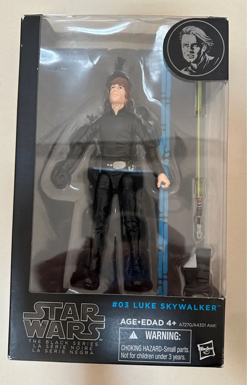 Boneco Luke Skywalker Black Series #03