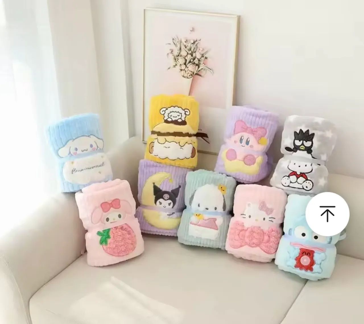 Manta Cinnamoroll 80x100 pelúcia  - Foto 4