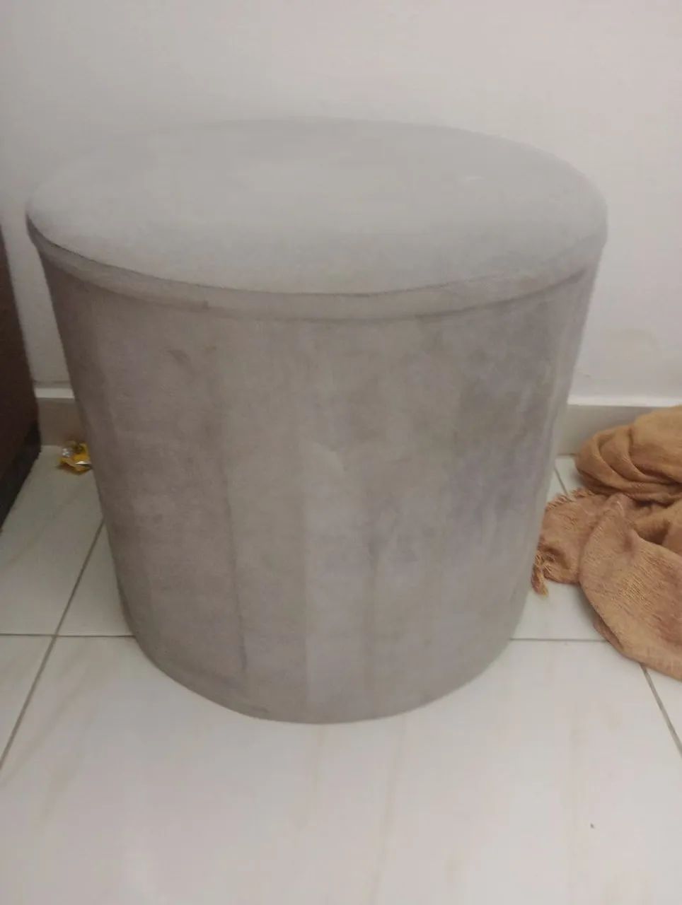 Puff Cinza em ótimo estado