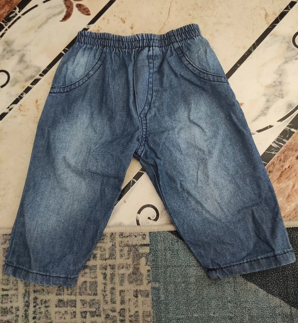 Calça Jeans Infantil P 3/6 meses