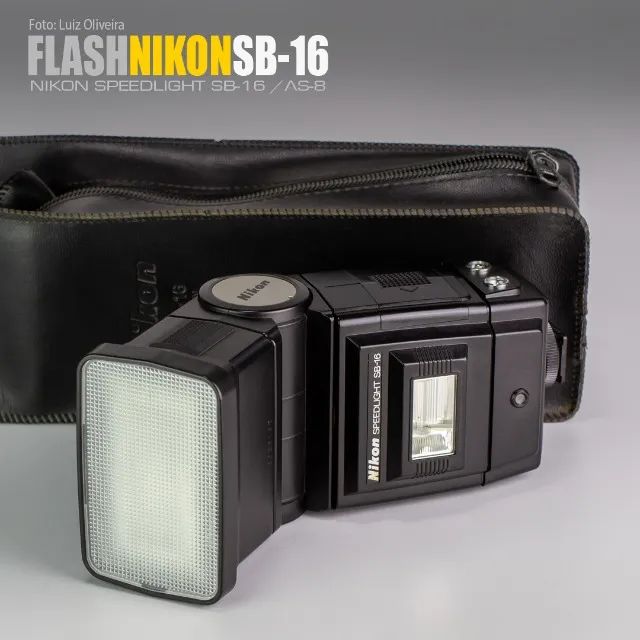 Flash Nikon Speedlight SB-16 (com Flash de preenchimento)