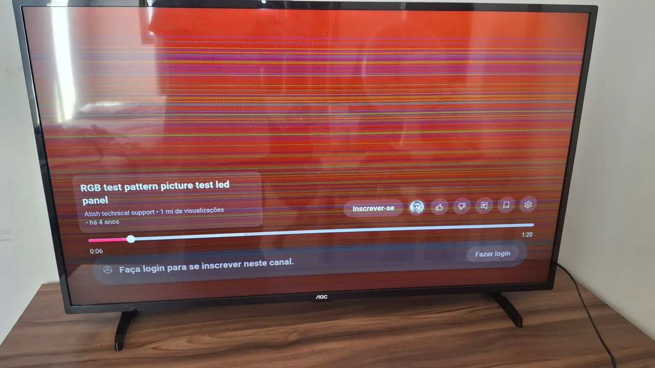 Smart TV LED AOC 43 Polegadas (ler descrição) - Foto 5