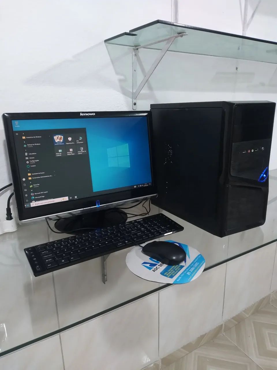 Computador completo i5 2°geração memória ddr3 8gb ssd 120 hdmi monitor ...
