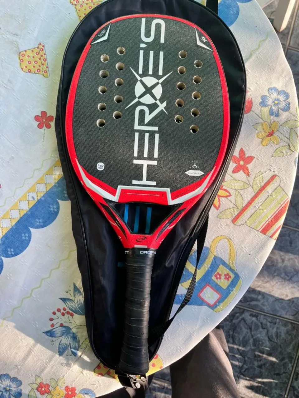 Raquete de Beach Tennis Heroes Revenge Red 3K