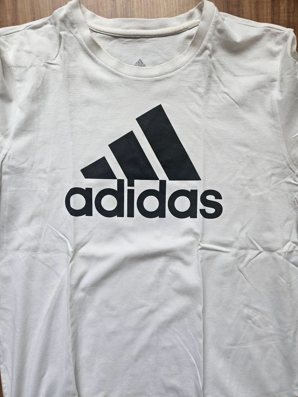 Camiseta Adidas Original - Branca com Logo - Foto 2