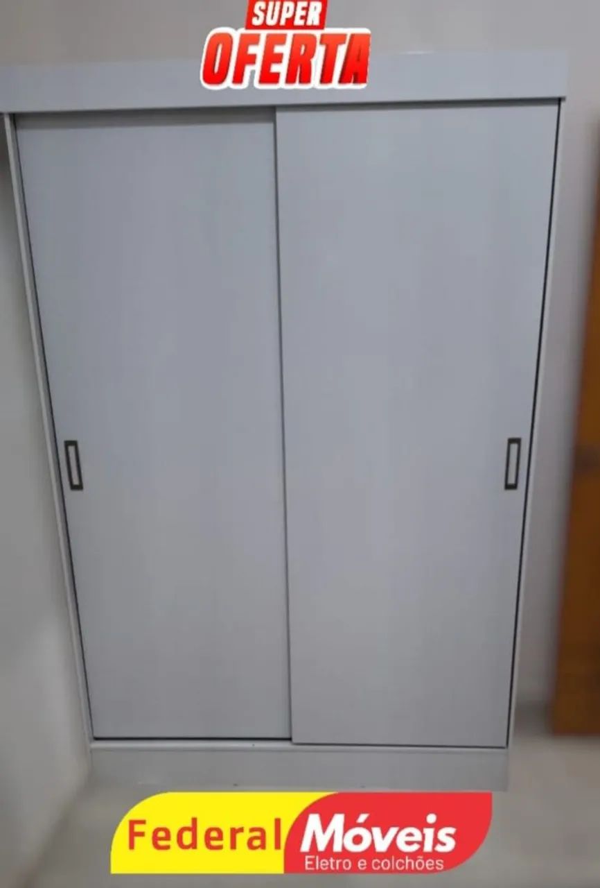 Guarda Roupa 2 Portas de Correr - Novo e ideal para qualquer Quarto!