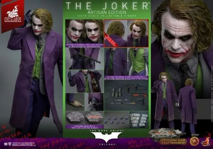 Hot Toys Joker TDK DX33 Artisan Edition Exclusivo