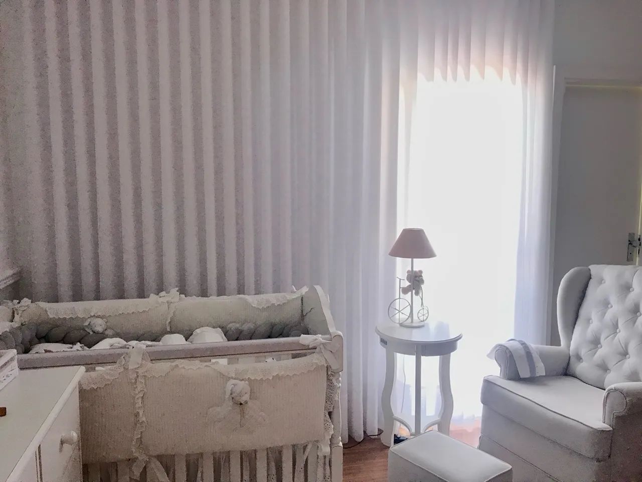 Berço -Cama Provençal madeira maciça - Branco, marca Tulipa Baby  - Foto 2