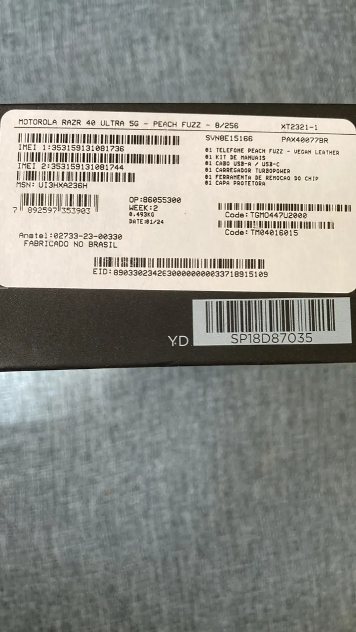 Telefone Motorola Razr 40 Novo