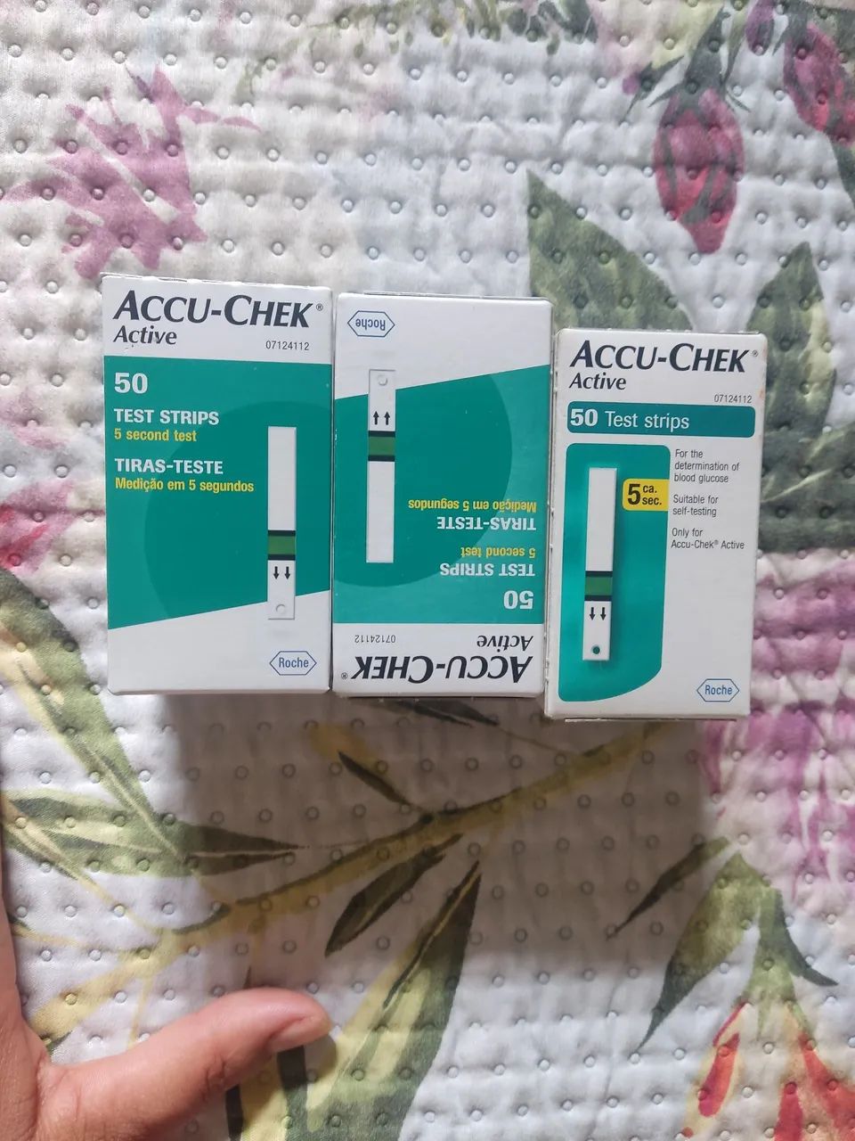 150 Tiras para Teste de Glicose Accu-Chek Active