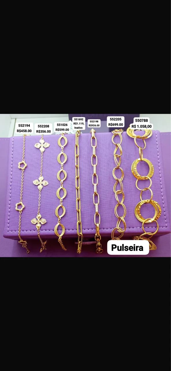 pulseiras femininas rommanel
