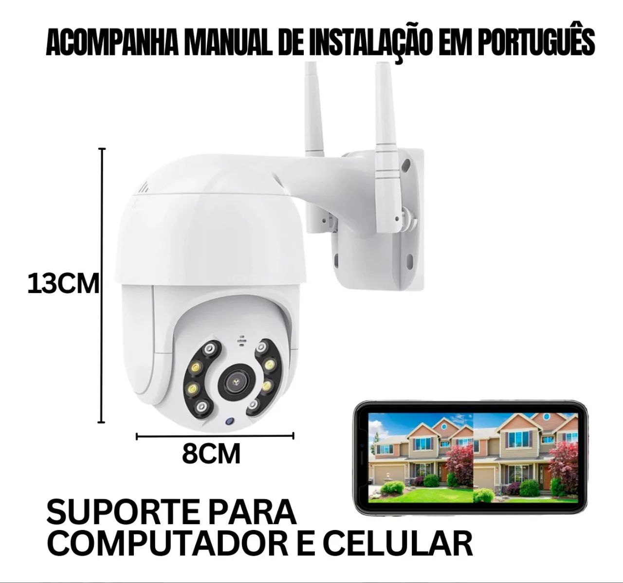 Câmera Wifi Full Hd (entrega gratis) - Foto 4