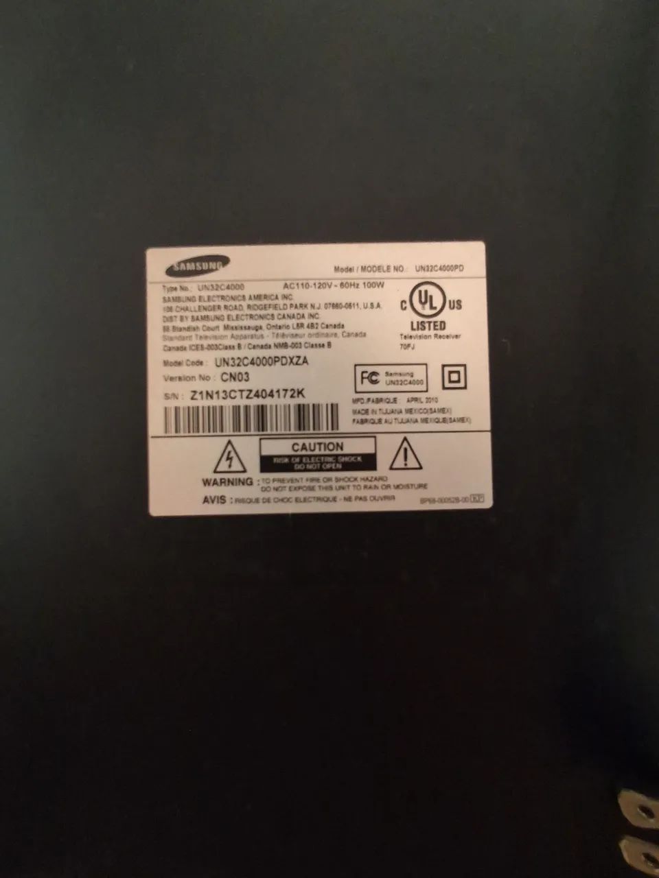 TV Samsung 32 Polegadas UN32C4000 - Imagem e Som Funcionando- HDMI - Foto 4