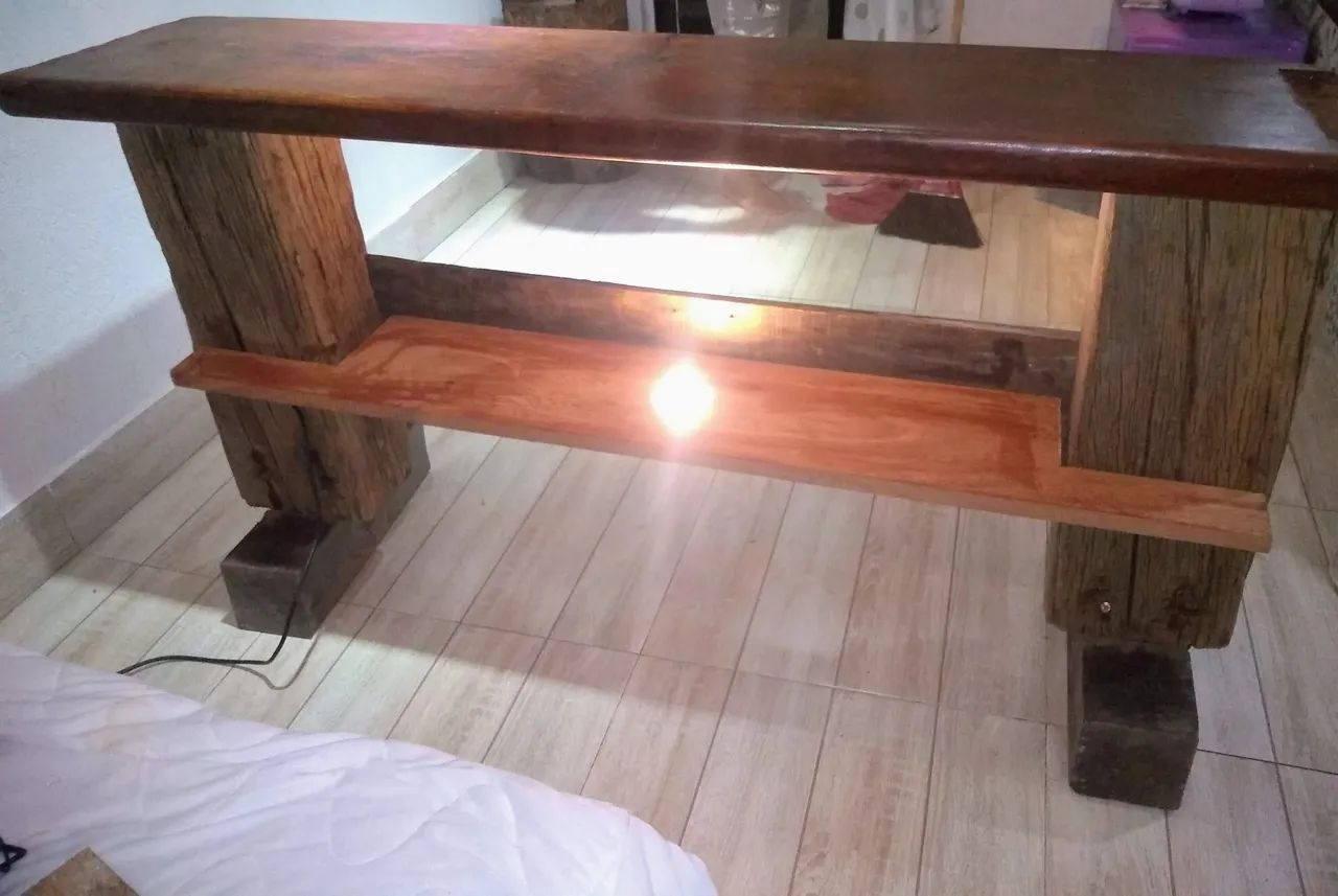 Vendo um rack de madeira  - Foto 3