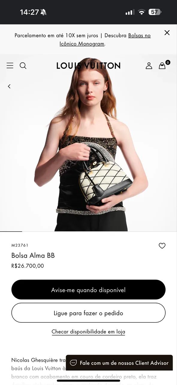 Bolsa Alma BB Louis Vuitton - ORIGINAL - Foto 3
