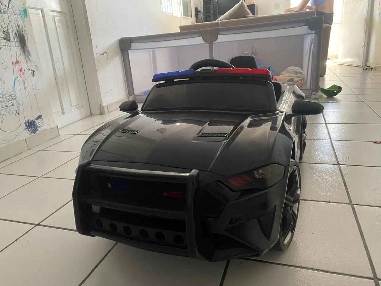 CARRINHO DE POLÍCIA ELÉTRICO INFANTIL - Foto 4