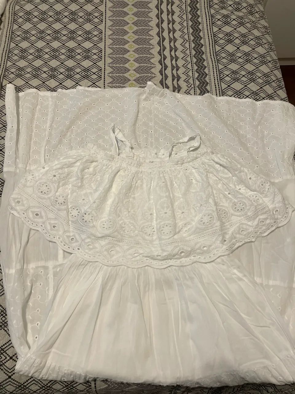 Vestido branco longo