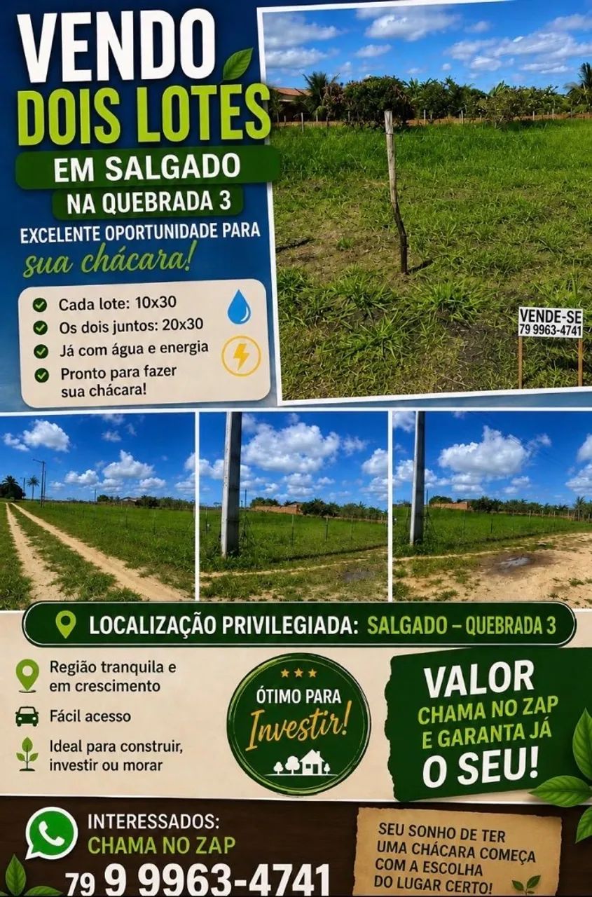 Terreno, oportunidade única 