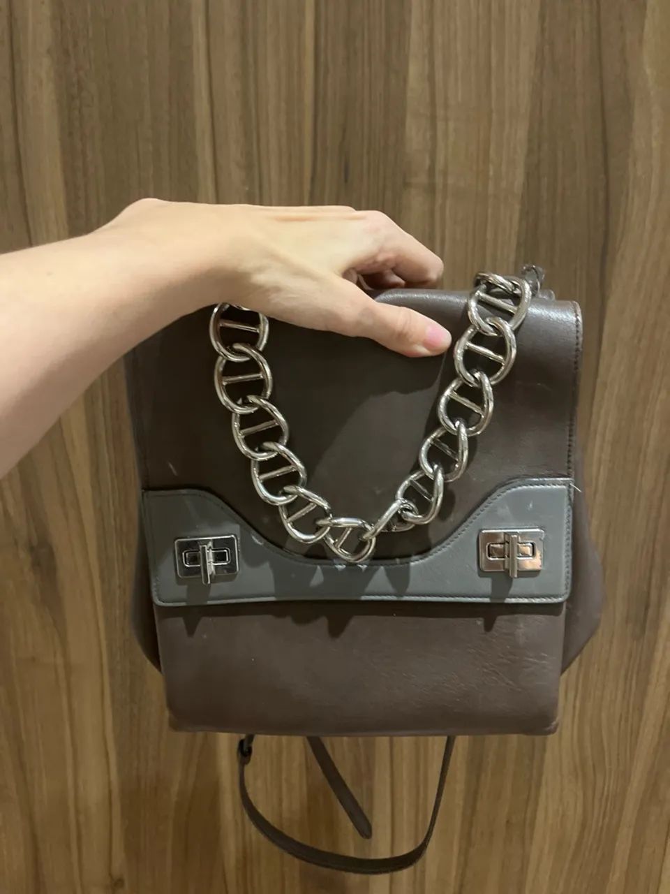 Prada Original Double Flap Turnlock Shoulder Bag - Foto 3
