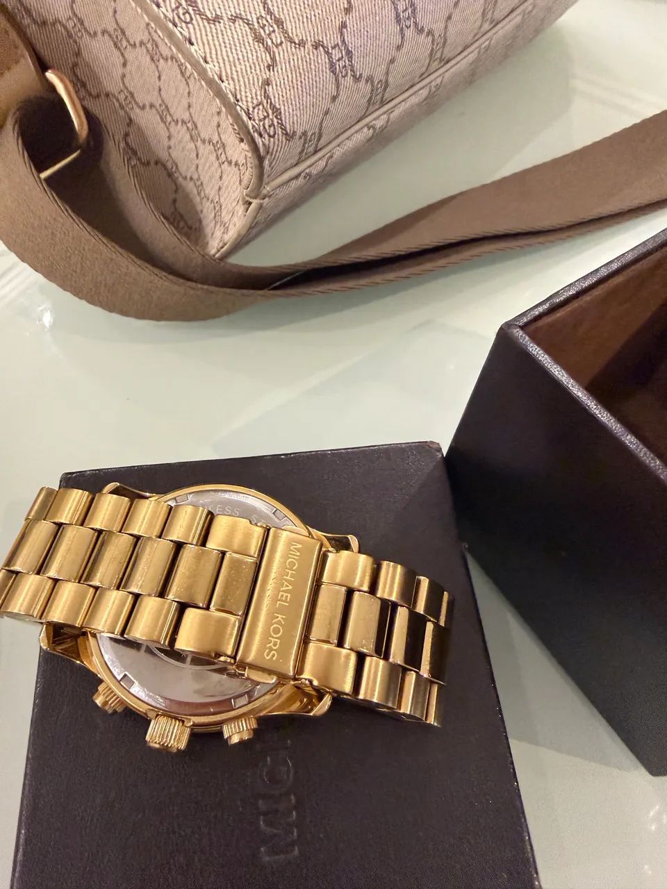Relógio Michael Kors MK8077 Dourado  - Foto 2