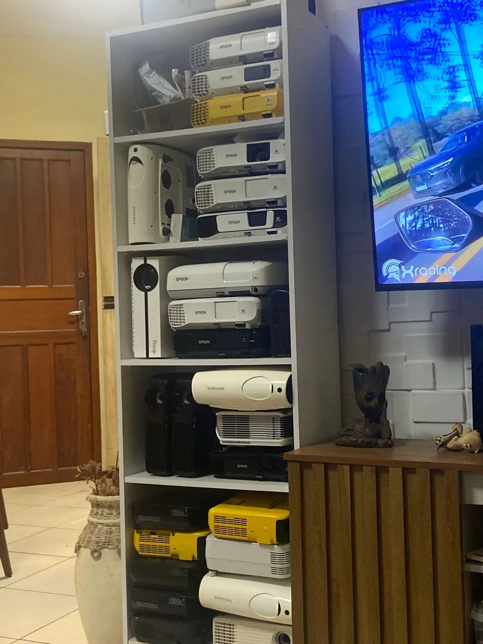 Peças para projetor , placa , fonte, prisma e outros 