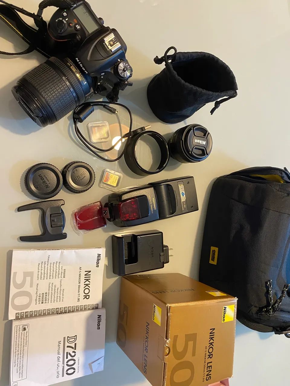 Câmera Nikon D7200 Completa  - Foto 4