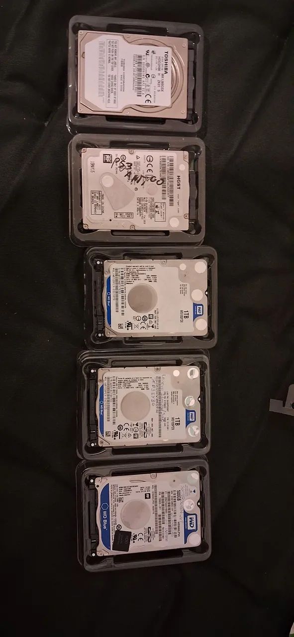 HDs 1TB 500GB