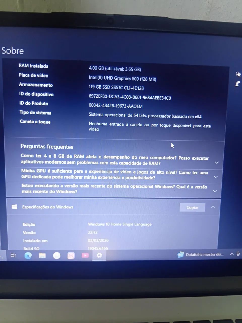 Vende-se notebook usado em bom estado - Foto 5
