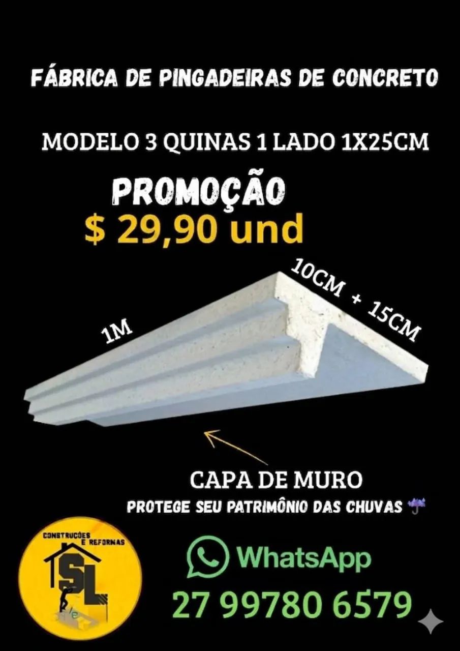 CAPA DE MURO/ PINGADEIRA - Foto 5