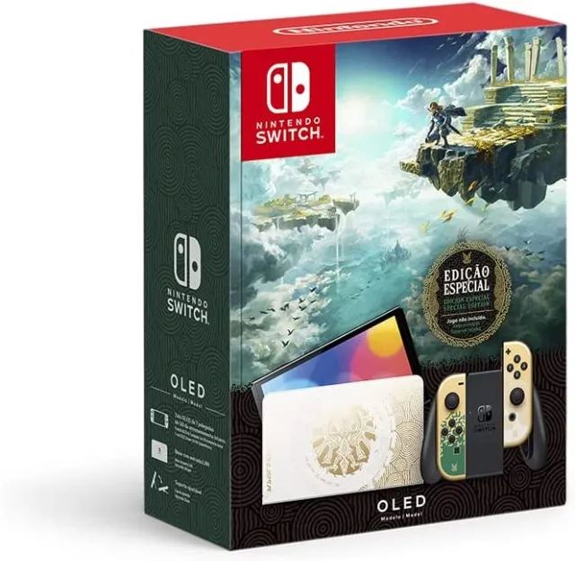 Nintendo Switch Oled Personalizado Zelda