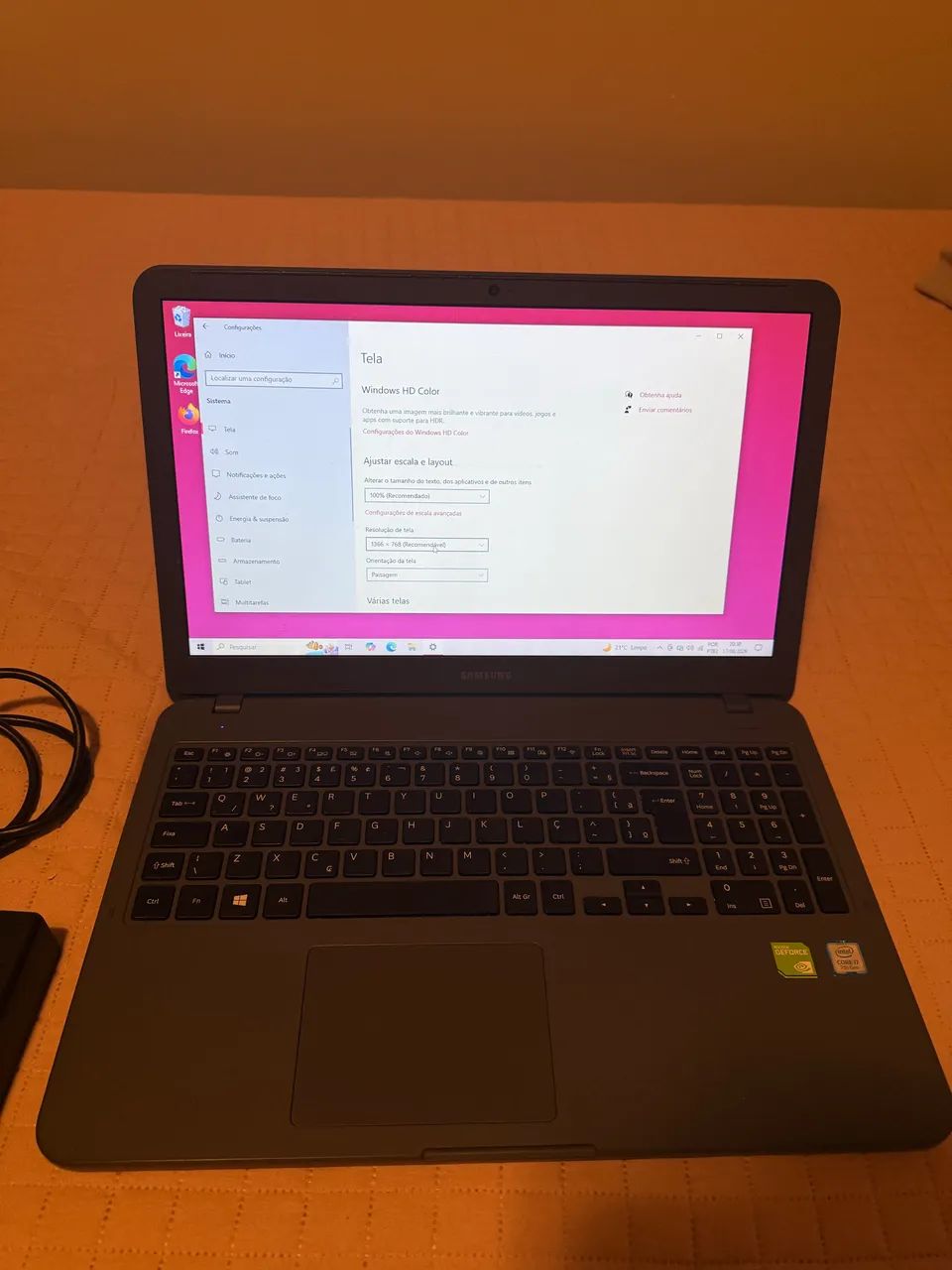 Notebook Samsung i7 - 12GB RAM - SSD 256GB - Foto 2