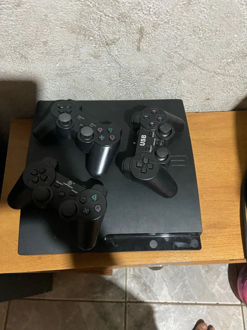 Ps3 com hd com 15 jogos 