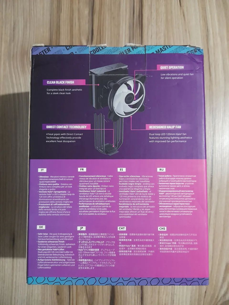 Air Cooler Cooler Master Hyper 212 Halo Black Edition - Foto 5