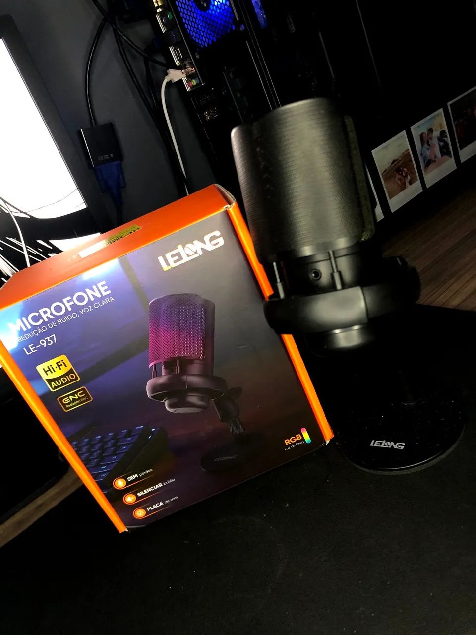 Microfone Gamer LE-927