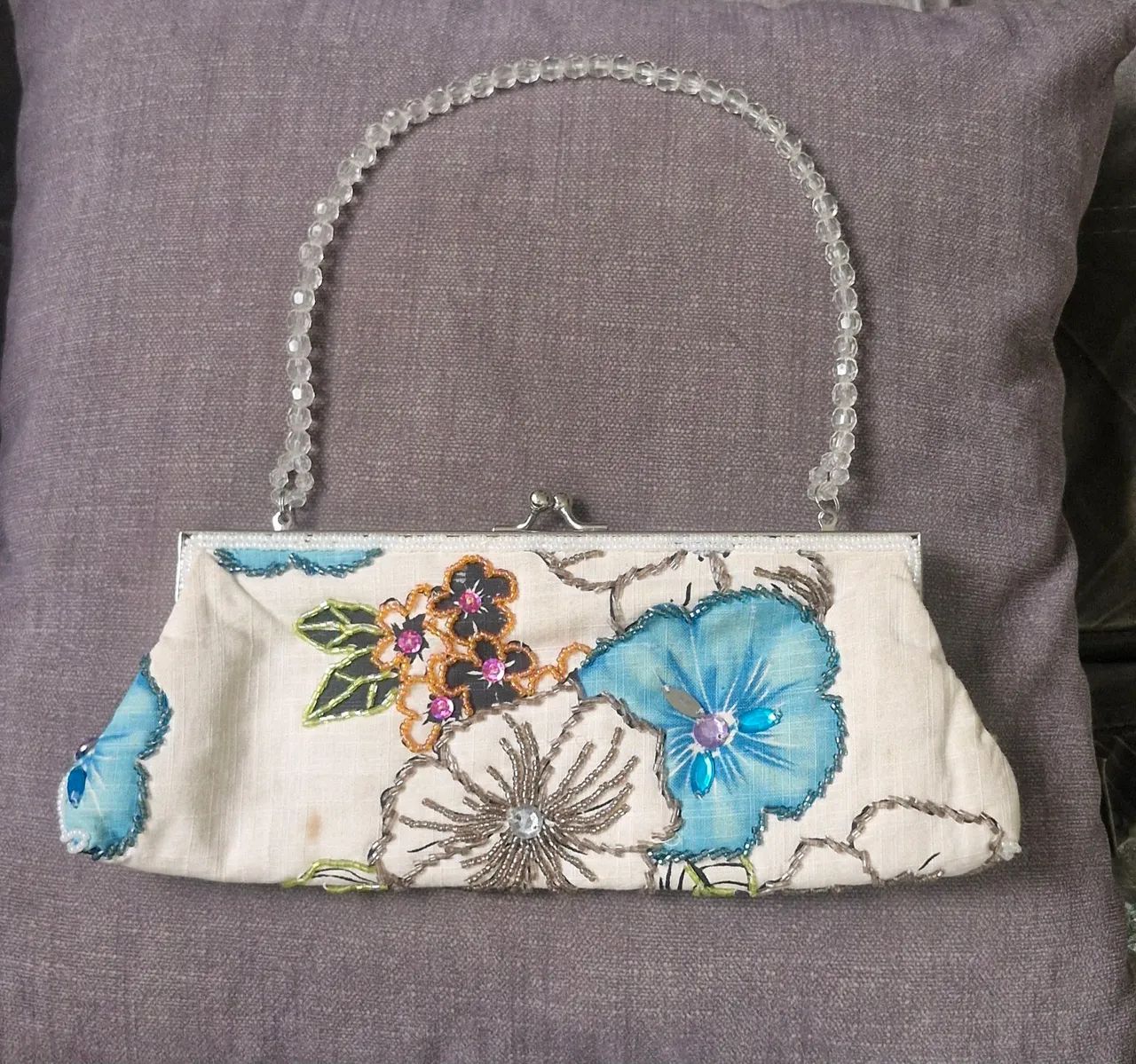 Bolsa Clutch Vintage Bordada - Foto 5