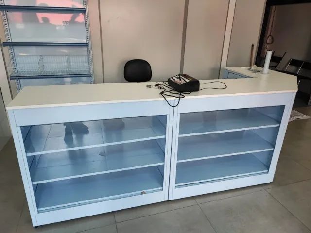 Balcão Expositor Comercial - Vidro / Aço - Foto 4